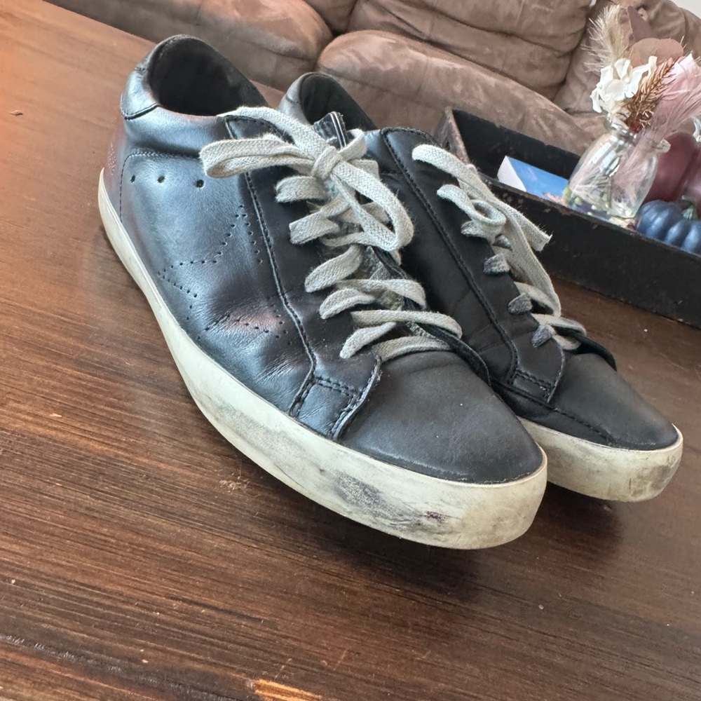 Golden Goose Deluxe Brand Women’s Superstar Sneakers – Black Leather